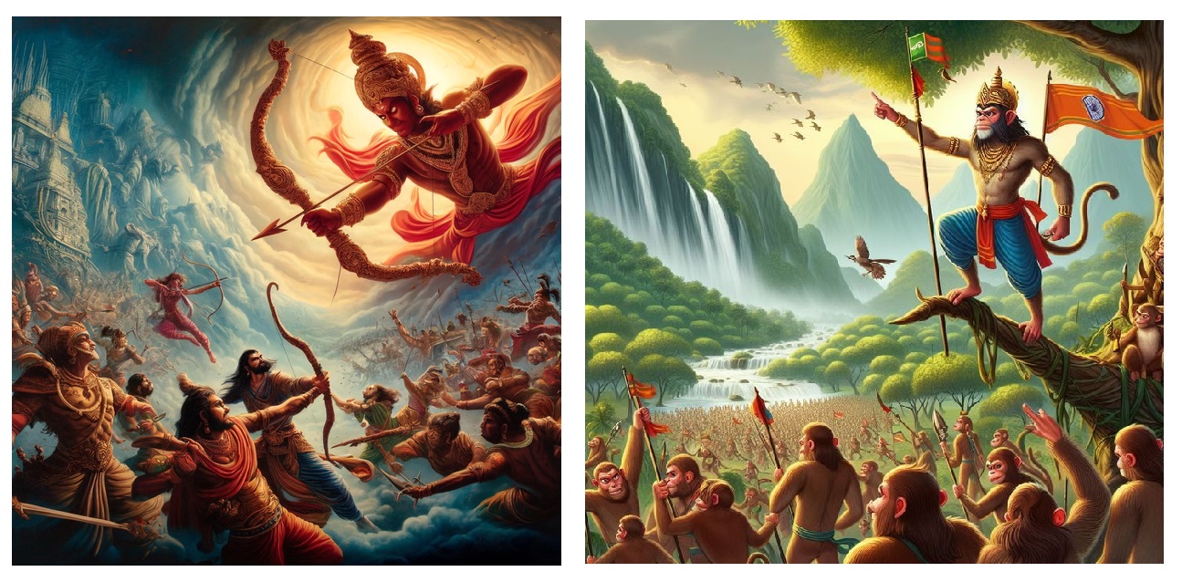 Few Main Parts Of Abridged Ramayana: Yudhkand-2